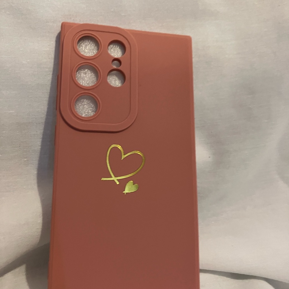 Heart Design Pink Phone Case